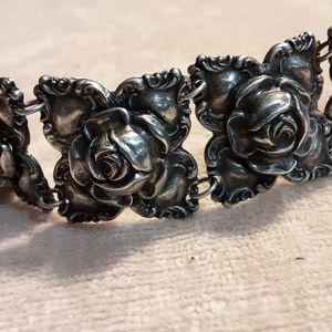 Vintage Spectacular c1940 RUBENS Mexico Rose Bracelet